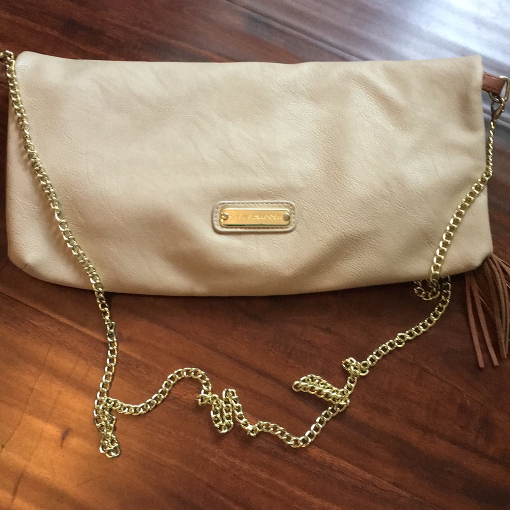 Steve Madden two color folded crossbody bag